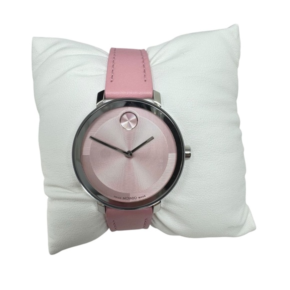 Movado Bold Women\'s Evolution 2.0 Watch With Pink Dial and Pink Strap NEW main image 5